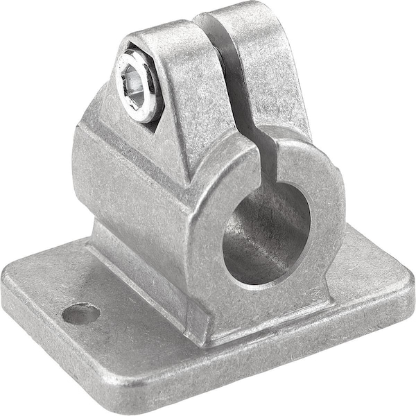 Kipp Tube Clamp With Flange M=78 G=55 L=59, 2, Form:B Stainless Steel, For Rnd. Tubes, A=30, 1 K0479.130 - main